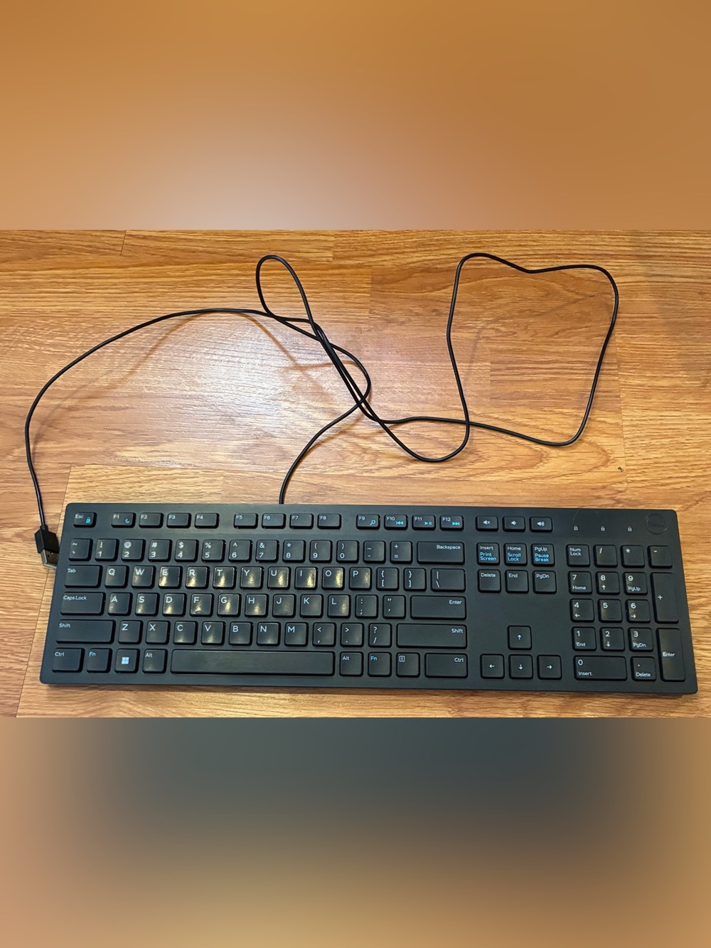 Dell KB216-BK Black Wired Full-Size USB Keyboard